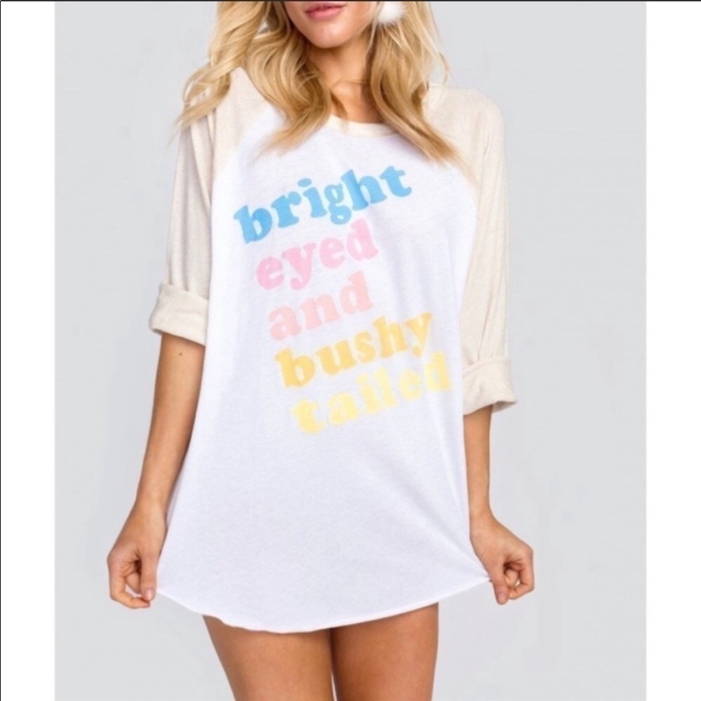 Wildfox baseball tee size small EUC